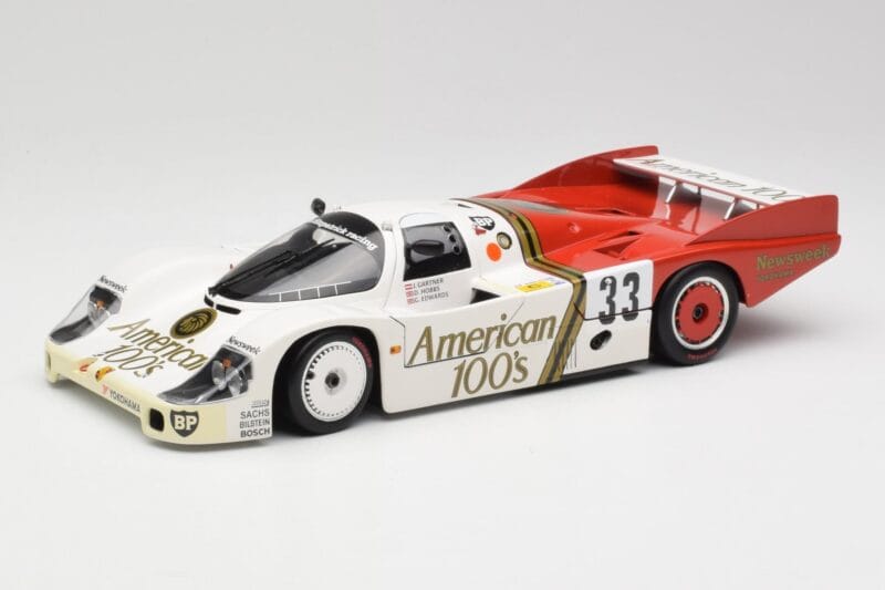 Porsche 956L #33 D. Hobbs / G. Gartner / J. Edwards 24 Hours of Le Mans 1985 Minichamps 1:18 183856933 Metal