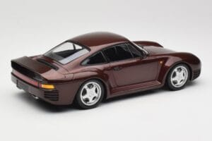 Porsche 959 Dark Red Metallic Minichamps 1:18 155066204 Metal — zdjęcie 2 z 6