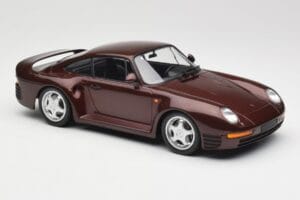 Porsche 959 Dark Red Metallic Minichamps 1:18 155066204 Metal — zdjęcie 3 z 6