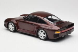 Porsche 959 Dark Red Metallic Minichamps 1:18 155066204 Metal — zdjęcie 4 z 6