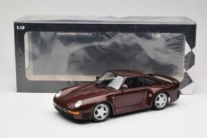 Porsche 959 Dark Red Metallic Minichamps 1:18 155066204 Metal — zdjęcie 6 z 6