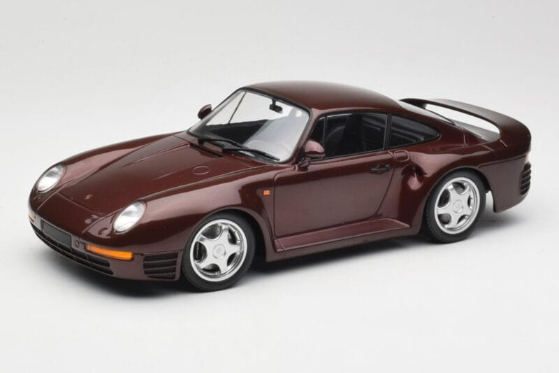Porsche 959 Dark Red Metallic Minichamps 1:18 155066204 Metal
