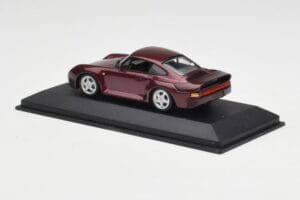 Porsche 959 Dark Red Metallic Minichamps 1:43 400062525 Metal — zdjęcie 3 z 4