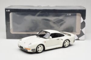 Porsche 959 Grand Prix White Minichamps 1:18 155066202 Metal — zdjęcie 6 z 6