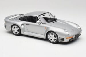 Porsche 959 Srebrny Metalik Minichamps 1:18 155066201 Metal — zdjęcie 4 z 6