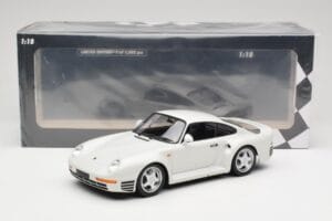Porsche 959 White Metallic Minichamps 1:18 155066206 Metal — zdjęcie 6 z 6