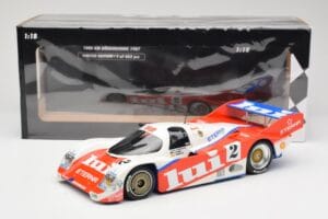 Porsche 962 #2 Brun Motorsport J. Mass / O. Larrauri 1000km Nürburgring 1987 Minichamps 1:18 155876502 Metal — zdjęcie 6 z 6