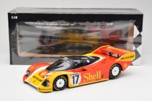 Porsche 962C #17 H-J. Stuck / D. Bell 3rd Place 200 Miles of Nürnberg Supercup 1987 Minichamps 1:18 155876517 Metal — zdjęcie 6 z 6