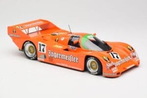 Porsche 962C #17 Jägermeister T. Boutsen / F. Jelinski 1000km Spa 1986 Minichamps 1:18 155866517 Metal — zdjęcie 4 z 6