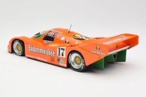 Porsche 962C #17 Jägermeister T. Boutsen / F. Jelinski 1000km Spa 1986 Minichamps 1:18 155866517 Metal — zdjęcie 5 z 6