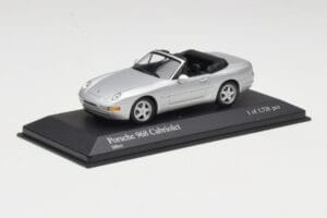Porsche 968 Srebrny Minichamps 1:43 400062332 Metal — zdjęcie 2 z 4