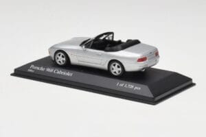 Porsche 968 Srebrny Minichamps 1:43 400062332 Metal — zdjęcie 3 z 4