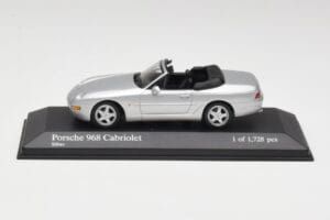 Porsche 968 Srebrny Minichamps 1:43 400062332 Metal