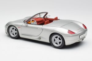Porsche Boxster 986 Srebrny Maisto 1:18 37800-M3 Metal — zdjęcie 7 z 8