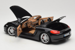Porsche Boxster S 981 Basalt Black Minichamps 1:18 WAP0210160C Metal — zdjęcie 5 z 8
