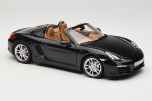 Porsche Boxster S 981 Basalt Black Minichamps 1:18 WAP0210160C Metal — zdjęcie 6 z 8