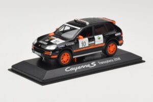 Porsche Cayenne 955 S Transsyberia #10 Czarny Pomarańczowy 2008 Minichamps 1:43 WAP02001819 Metal — zdjęcie 2 z 4