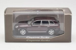 Porsche Cayenne 955 Turbo Ciemnoczerwony Minichamps 1:43 WAPC2000113 Metal — zdjęcie 4 z 4