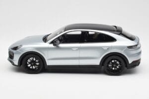 Porsche Cayenne E3 S Coupe Dolo Srebrny Norev 1:18 WAP0213220K Metal — zdjęcie 3 z 6