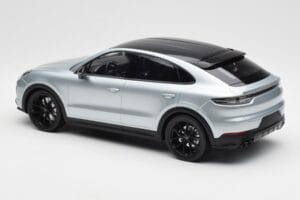 Porsche Cayenne E3 S Coupe Dolo Srebrny Norev 1:18 WAP0213220K Metal — zdjęcie 5 z 6