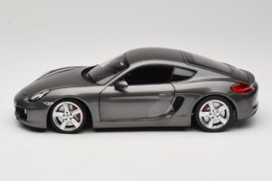 Porsche Cayman 981 S Szary Minichamps 1:18 WAP0210070D Metal — zdjęcie 4 z 8