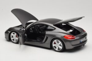 Porsche Cayman 981 S Szary Minichamps 1:18 WAP0210070D Metal — zdjęcie 5 z 8