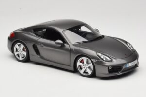 Porsche Cayman 981 S Szary Minichamps 1:18 WAP0210070D Metal — zdjęcie 6 z 8