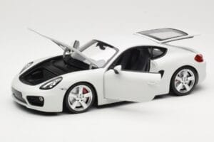 Porsche Cayman 981 Biały Minichamps 1:18 113062221 Metal — zdjęcie 3 z 8