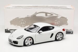Porsche Cayman 981 Biały Minichamps 1:18 113062221 Metal — zdjęcie 8 z 8