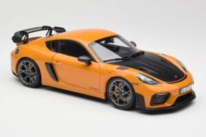 Porsche Cayman GT4 RS 982 Weissach Package Bahama Yellow Norev 1:18 187252 Metal — zdjęcie 6 z 8