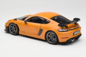 Porsche Cayman GT4 RS 982 Weissach Package Bahama Yellow Norev 1:18 187252 Metal — zdjęcie 7 z 8