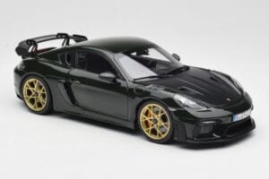 Porsche Cayman GT4 RS 982 Weissach Package Brewster Green Norev 1:18 187250 Metal — zdjęcie 6 z 8