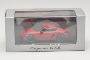 Porsche Cayman 981 GTS Czerwony Minichamps 1:43 WAP0200150E Metal — zdjęcie 5 z 5