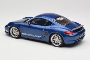 Porsche Cayman R 987.2 Aqua Blue Metallic GT Spirit 1:18 GT901 Żywica — zdjęcie 5 z 6