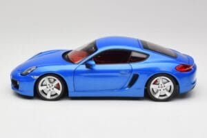 Porsche Cayman 981 S Aqua Niebieski Metalik Minichamps 1:18 110062221 Metal — zdjęcie 4 z 8