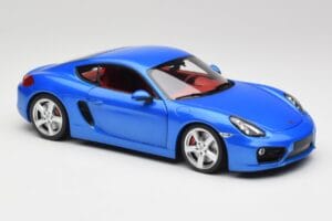 Porsche Cayman 981 S Aqua Niebieski Metalik Minichamps 1:18 110062221 Metal — zdjęcie 6 z 8