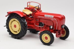 Porsche-Diesel Super Traktor Hofherr Schrantz Czerwony Minichamps 1:18 109183071 Metal — zdjęcie 6 z 8