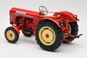 Porsche-Diesel Super Traktor Hofherr Schrantz Czerwony Minichamps 1:18 109183071 Metal — zdjęcie 7 z 8