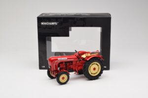 Porsche-Diesel Super Traktor Hofherr Schrantz Czerwony Minichamps 1:18 109183071 Metal — zdjęcie 8 z 8