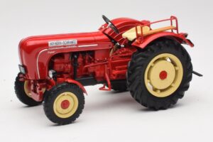 Porsche-Diesel Super Traktor Hofherr Schrantz Czerwony Minichamps 1:18 109183071 Metal