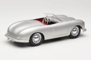Porsche No. 1 Typ 356 Roadster Srebrny Maisto 1:18 50324 Metal — zdjęcie 3 z 8