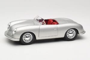 Porsche No. 1 Typ 356 Roadster Srebrny Maisto 1:18 50324 Metal