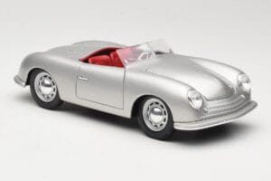 Porsche No. 1 Typ 356 Roadster Srebrny Maisto 1:18 50324 Metal — zdjęcie 6 z 8