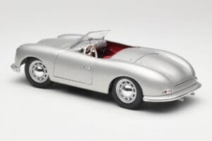 Porsche No. 1 356 Roadster Fish Srebrny Maisto 1:18 31853 Metal — zdjęcie 7 z 8