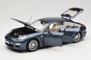 Porsche Panamera 970 S Niebieski Minichamps 1:18 WAP02100119 Metal — zdjęcie 2 z 8