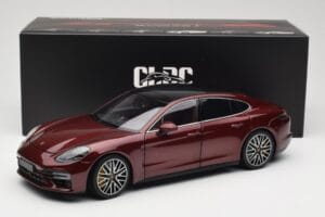 Porsche Panamera 971 Turbo S Czerwony Metallic Minichamps 1:18 113061077 Metal — zdjęcie 8 z 8