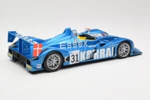 Porsche RS Spyder LMP2 #31 Team Essex C. Elgaard / J. Nielsen / K. Poulsen 24 Hours of Le Mans 2008 Norev 1:18 187519 Metal — zdjęcie 2 z 6