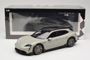 Porsche Taycan Cross Turismo Turbo S Chalk Grey Minichamps 1:18 155069302 Metal — zdjęcie 6 z 6