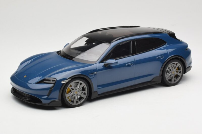 Porsche Taycan J1 Turbo S Cross Turismo Niebieski Minichamps 1:18 155069301 Metal