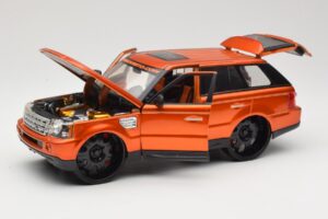 Range Rover Sport L320 Pomarańczowy Maisto 1:18 31081 Metal — zdjęcie 2 z 8